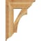 Ekena Millwork Westlake Traditional Rough Sawn Bracket w/ Offset Brace, Western Red Cedar, 8"W x 22"D x 30"H BKT0806X22X30WTL01RWR - alternate 4